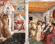 GOZZOLI, Benozzo Scenes from the Life of St Francis (Scene 5, north wall) g oil painting picture wholesale